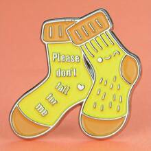 1pc Unique Zinc Alloy Creative Enamel Badge Brooch For Men And Women - Fashion Accessory Pin For Backpacks, Hats And Jackets - Perfect Birthday Gift For Friends And Family