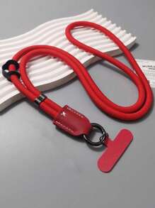 1pc Unisex Long Mobile Phone Lanyard, Simple & Fashionable Design, Suitable For Outdoor Activities And Hiking, Anti-Lost Key Chain Strap