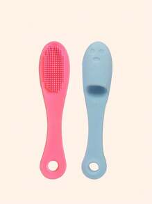 1 件/2 件/5 件硅胶鼻毛清洁刷，便携式黑头去除按摩器，美容清洁工具