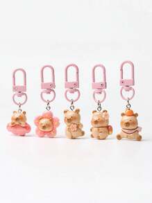 1PC/5PCS 海豚钥匙扣，可爱钥匙扣，动物钥匙扣，汽车钥匙扣，钥匙扣，配套钥匙扣，多功能树脂配件，卡通海豚包吊坠，礼品钥匙扣配件，钱包，耳机套