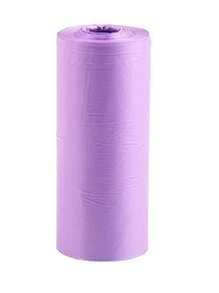 75pcs/5 Rolls Disposable Trash Bags, Baby Diaper Changing Solid Color Trash Bags, Convenient To Carry, Car Trash Bags, Suitable For Outdoor St, Living Room Bathroom, Baby Room Cleaning Trash, Color Random