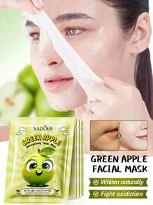SADOER Mix 1 Peça/15 unidades/30 unidades/50 unidades Máscara Facial Hidratante com Estampas de Anime, Plantas e Frutas
