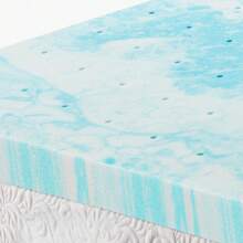 Sweet Furniture Memory Foam Bed Topper With Cooling Gel Swirl Infusion - Perfect Gift For A Cozy Sleep - 3 inches-KING - View 8