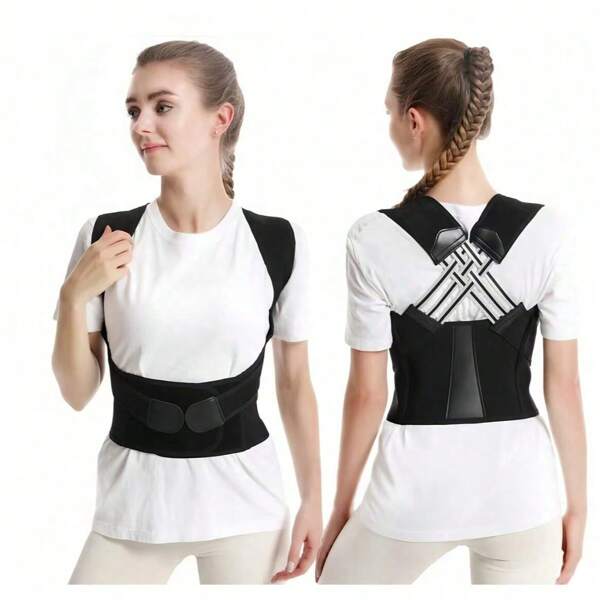 Vous rend plus beau, élégant dos, poitrine redressée - Correcteur de bosse, sangle de correction corporelle invisible pour les adolescents et les adultes, correction anti-bosse, produits de correction de posture, accessoires de gym