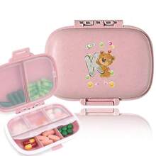 Filcowe wiszące torby do przechowywania na sofę i stolik nocny, projekt z otwartą pokrywą, organizer oszczędzający miejsce na niezbędne rzeczy, telefon, pilot, chusteczki - idealny do wystroju domu i łatwego dostępu, otwarte pojemniki do przechowywania do organizacji domu, torba na leki, przenośny zestaw pierwszej pomocy, urocze etui na tabletki, wakacje, podróże, kemping, organizer na tabletki - Różowy - Zobacz 12