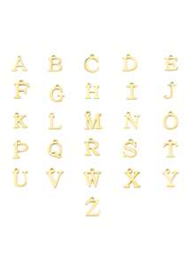 Colar inicial clássico quente feminino A-Z pingente de letra fecho de alternância 6 mm colar de pérolas falsas para mulheres joias presente