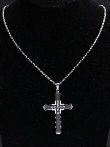 1 chiếc vòng cổ mặt thánh giá thời trang đa năng đính đá, trang sức phụ kiện Gothic Chic cá nhân hóa, phù hợp để kết hợp với áo len, áo phông, quà tặng cho học sinh, bạn bè, anh chị em, cặp đôi, áp dụng cho tiệc tùng, sinh nhật, ngày lễ tình nhân, kỷ niệm - Nhiều màu - Xem 5