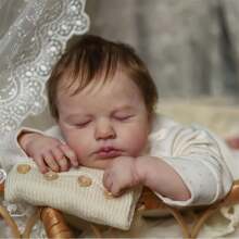 Lifelike Reborn Baby Dolls Girl Realistic Babies Handmade Soft Body Real Life Baby Dolls Toddler Dolls Children Birthday Gift Set 19 Inch Kids Toys For Age 3+