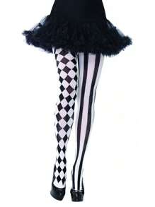 Easter Cosplay Party Costume Set Including Velvet Tall Hat, Clock Bow Tie, Nose, Rabbit Outfit Prom Halloween - Multicolor - View 11