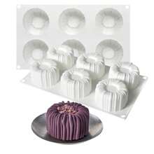 1 Peça Forma de Bolo de Silicone, Forma de Assar Bolo de Queijo, Forma de Bolo Charlotte, Forma para Forno, Ferramenta de Assar, Forma de Bolo Charlotte, Forma de Bolo Mousse, Forma de Bolo com Número, Formas para Fazer Bolos, Silicone