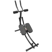 Ab Machine For Home Gym Abdominal Whole Body Workout Machine Fitness Waist Cruncher Core Toner Shaper With LED Monitor Core Strength Training Equipment Black