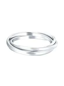 3 件/套经典 925 纯银戒指女士结婚珠宝精美珠宝情人节礼物