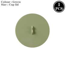 1/2/6pcs Macaron Colored Silicone Cup Lid - Heat-Resistant, Dustproof, Food Safe Circular Lid, Suitable For Tea And Water Cups, Very Suitable For Household Use