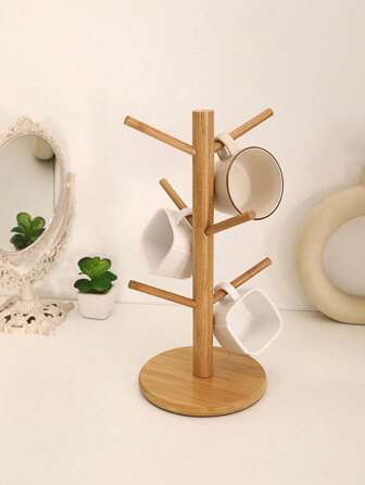 咖啡杯架壁挂式马克杯架玻璃杯收纳架入口门厅钥匙珠宝展示架