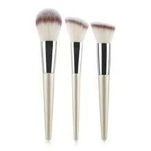 1 Large Loose Powder Brush Foundation Brush Soft Makeup Brush Beginner Makeup Tool Soft-Bristle Contouring Brush - Silver - View 8