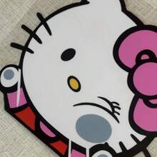1 件 Hello Kitty By Sanrio 汽车贴花贴纸 - PVC 卡通猫玻璃和车身贴纸 - 彩色 - 查看 7