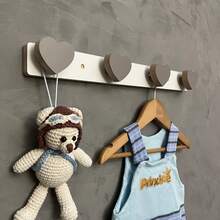 1 Heart Wall Hanger Children's Decoration Accessories 1CCa - 灰色 - 查看 2