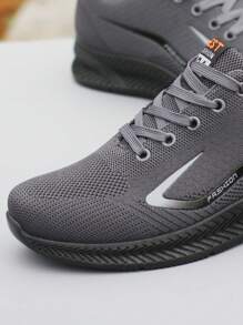 2025 New Men's Breathable Sneakers, Lightweight Non-Slip Running Shoes, Soft Sole Versatile Casual Fashion Lace-Up Shoes For Spring And Summer