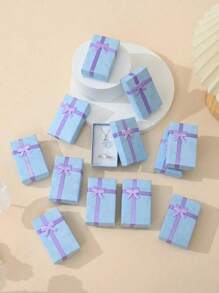 1/6/12pcs Jewelry Gift Box Necklace Earrings Ring Bracelet Paper Box, Gift Box Ribbon Packaging Box Wedding Decoration Box Gift Box, Cheapest Items Available, Small Business Supplies, Packaging Box, Wedding Decorations, Wedding, Gift Box, Wedding Stuff Gifts For Women