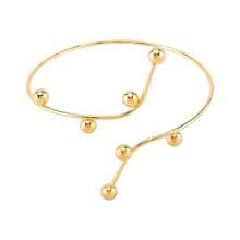 1 件几何金属珠臂章，适合女性日常佩戴和聚会 - 幾何 - 查看 8