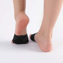 1pair Of Men's And Women's Belly Dance Shoes With Thin Fiber Elastic Clip Toe Latin Ballet Shoe Front Pads - Multicolor - View 6