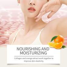 OceAura Orange Body Scrub Fresh Orange VC Exfoliating Cleansing Nourishing Moisturizing Body Skin Scrub - 1 - View 3