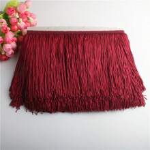 2/10Yards/Pack 15cm Fringe Trim Lace Polyerter Fibre Tassel 4inch Wide Long For Clothes Accessories Latin Wedding Dress DIY Lamp Shade Decoration - Multicolor - View 6