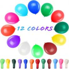 120pcs/Set 12inch Multi-Color Matte Latex Balloons For Birthday, Wedding, Graduation, Winter Holiday Celebrations, New Year Party Decorations Gifts