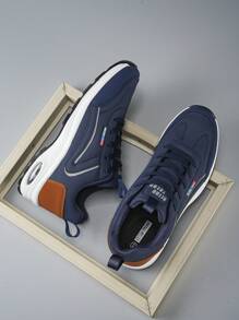 Zapatillas de deporte personalizadas de moda de negocios casuales para hombres de talla grande para uso al aire libre