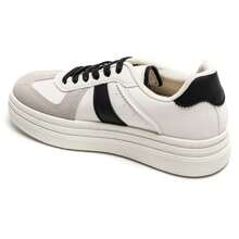 Women's Casual Thick-Soled Sneakers | Comfortable For Daily Wear - Hitam - View 4