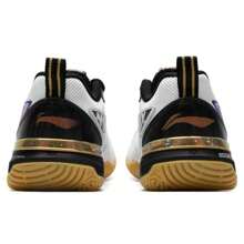 LI-NING Unisex Lightweight Breathable Badminton Shoes, Model AYAU003-2 - Standard White - View 5