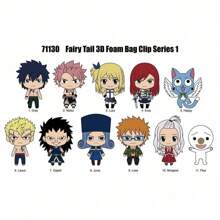 Crunchyroll 1pc FAIRY TAIL Officially Licensed 3D Anime Character Series Mystery Bulk Bag Clip Keychain Random One Natsu And Gray Or Other Characters For Mom And Friends Back To School And Anniversary Gifts - 彩色 - 查看 4