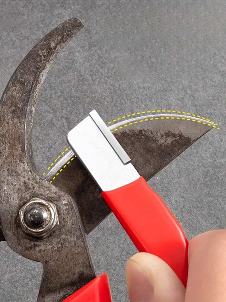 刀具磨刀器专业厨房磨刀石钨钢钻石陶瓷磨刀工具花园剪刀磨刀石，多功能工具，适用于磨砺各种刀片 - 彩色 - 查看 1