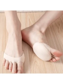 1 Pair Of Foot Relief Feet: Breathable And Comfortable Foot Pads - Invisible Half-Size Mats, Foot Pads, Non-Slip Shock Absorption, Soft Fabric, Foot Cushioning, Comfortable And Breathable, Back To School Supplies, Boots Accessories For Shoes For Women, For Outdoor, Sport, Travel, Household, Office, School