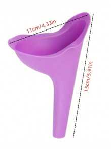 1/2 pièces Urinoir portable en silicone pour femmes, urinoir de voyage extérieur de camping, entonnoir urinaire debout