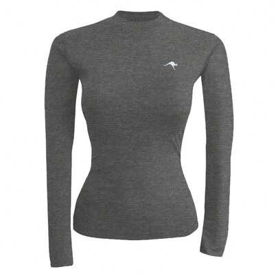 Playera Deportiva Manga Larga Gimnasio Casual Dama Super Elastica Sport Fashion con Ojal Para Pulgar 5510