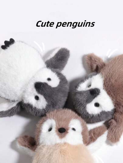 1PC20 厘米 7.87 英寸柔软企鹅毛绒玩具可爱娃娃情侣企鹅枕头儿童生日礼物