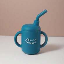 120ml 婴儿硅胶饮水杯，幼儿防掉吸管训练杯 - 彩色 - 查看 19