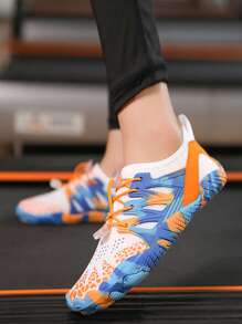 1 Pair Unisex Outdoor Hiking & Wading Shoes, Breathable Water Sports Shoes, Lightweight Non-Slip Quick Drying Suitable For Camping, Fishing, Yoga, Running - Blue - View 8