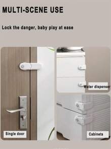 Veiligheidssloten voor babyladen, kastdeur, koelkastbescherming, gesp, anti-klem hand, familiedecoraties, cadeaus