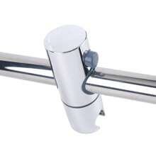 kangten 66cm Adjustable Bathroom Shower Head Holder Riser Rail Bracket Slider Bar, Round Handheld Shower Lift Rod Head Riser Rail Holder Wall Mounted Home Bathroom Decor Summer Back To School - Silver - View 6