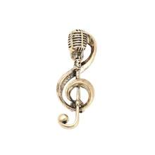 1pc Vintage Style Microphone Brooch - Gold - View 5
