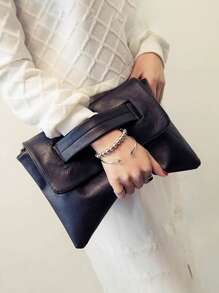 New Fashion Large Capacity Casual Versatile Solid Retro Women Elegant Clutch Bag, Suitable For Parties, Gatherings, Flap Closure, Adjustable Shoulder Strap, Handbag, Envelope Bag Design, For Office Lady, College Student, Daily Use, Commuting