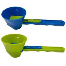 1pc Plastic Open-Close Anti-Spill Scooper, Long Handle For Protein Powder, Milk Powder, Coffee Powder - Multicolor - View 10