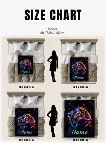 1 Stück personalisierte Namensdecke für das Bett, Mehrzweck-Wohnzimmer-Sofa, Outdoor-Strand, Camping, Haustier, personalisierte Familie/Haustier/Paar-Text bedruckte Bettwäsche-Decke, personalisierte Weihnachtsgeschenke, Familiengeschenke, Geburtstagsgeschenke, Geschenke für Freunde, Geschenke für sie, Geschenke für Sohn/Tochter, personalisierte Wandteppiche