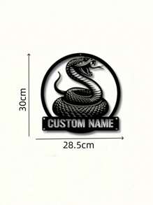 A Custom Cobra Iron Decoration With Personalized Cold-Blooded Snake Metal Hangings Is The Perfect Gift For Reptile Lovers Gifts Birthday Graduation
