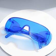 1 Pair Solid Color Transparent Colored Party/Water Festival Glasses, Summer Water Sports