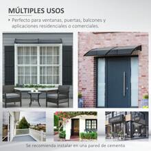 Outsunny Patio Awnings - màu đen - Xem 6