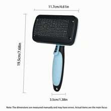 Cat/Dog Lover Gift And Dog/Cat Mom Love Pet Grooming Brush, Automatic Shedding Dog Lover And Dog Mom Love Brush, Cat Lover And Cat Mom Love Detangling Brush, Self-Cleaning Fur Remover Brush