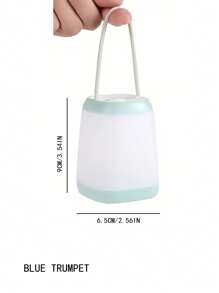 1个LED床头灯，三色可调夜灯，便携式电池供电床头灯，适用于卧室、客厅、儿童房装饰